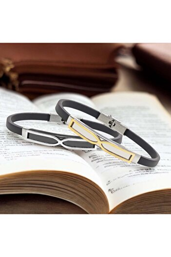 SeyCey.co Infinity Patterned Steel Bracelet