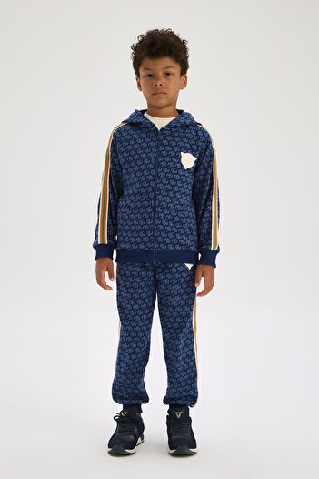 Nebbati Φούτερ BG Store Boy's Navy Blue