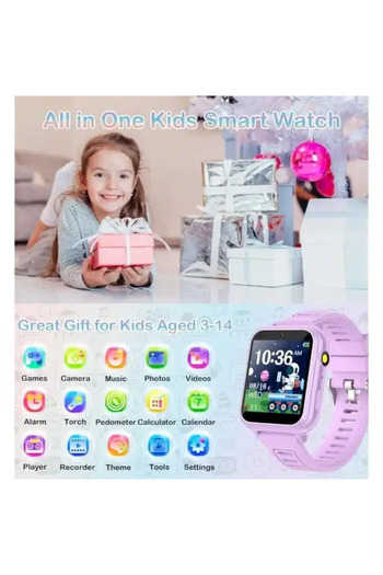 Generic AIWIEP Kids Smart Watch for Boys Girls, Child Smartwatches with 16 Games Music Player Camera Alarm C