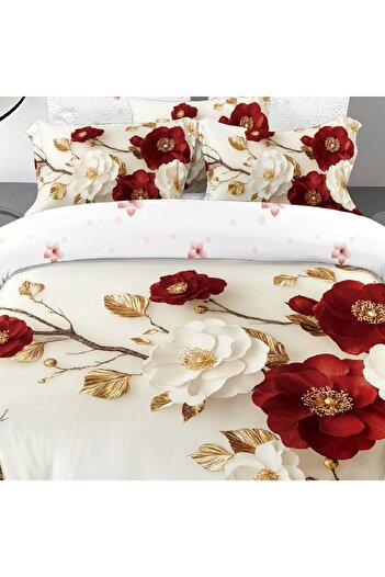 CHIRASO CHIRASO Bedding, Finet 5D Identical to the picture, ELASTIC Sheet 180x200+25cm, Duvet Cover, 2 Pillowcases