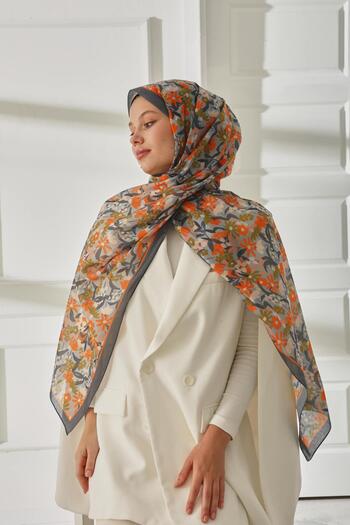Silk Home Patterned Soft Shawl 70019-11