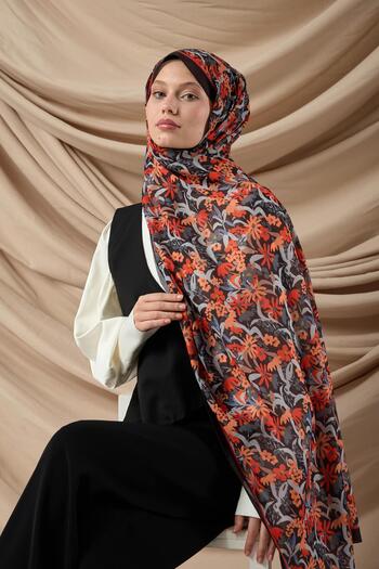 Silk Home Patterned Soft Shawl 70019-18