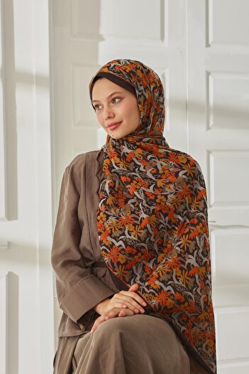 Silk Home Patterned Soft Shawl 70019-09