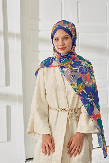 Silk Home Patterned Soft Shawl 70023-05