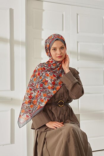 Silk Home Patterned Soft Shawl 70019-08