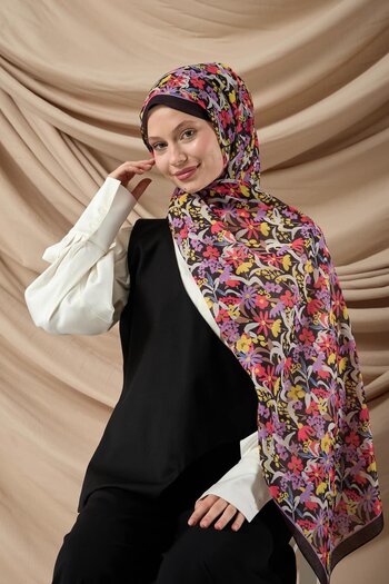 Silk Home Patterned Soft Shawl 70019-16