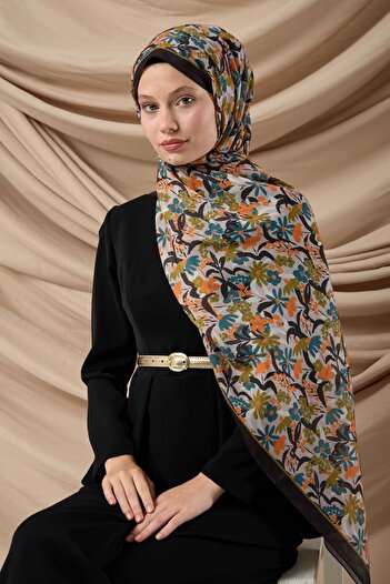 Silk Home Patterned Soft Shawl 70019-15