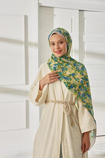 Silk Home Patterned Soft Shawl 70019-04