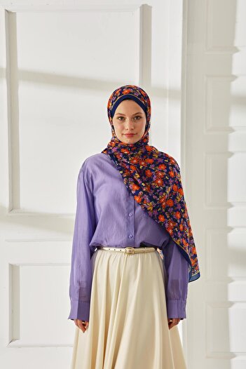 Silk Home Patterned Soft Shawl 70021-03