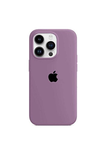 Apple Silicone Case for iPhone 15 Pro Max, Faded Purple