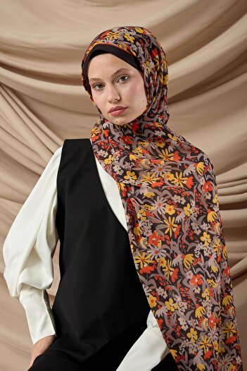 Silk Home Patterned Soft Shawl 70019-17
