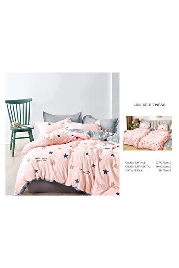 CHIRASO CHIRASO Bedding, 7 pieces, 2 x Duvet Covers 160x220, 1 Classic Bed Sheet 225x250, 4 Pillowcases