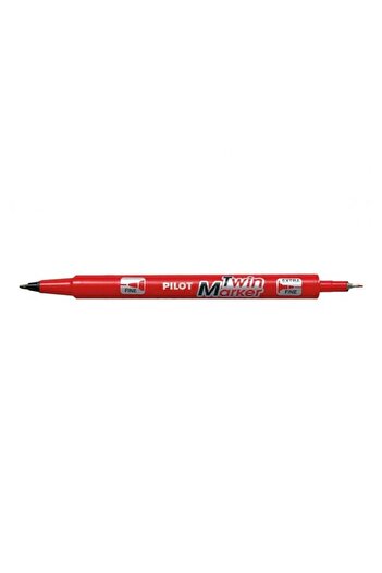 Pilot Twin BegreeN permanent marker round tip 0.4 mm red