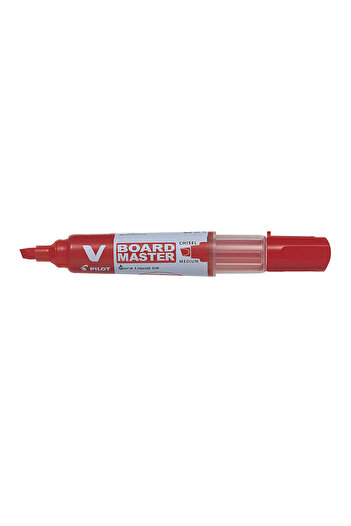 Pilot Vboard Master whiteboard marker, beveled tip 2.2 mm, red