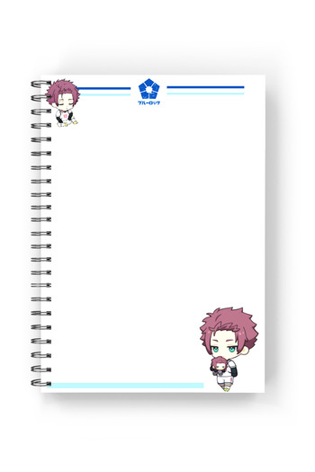 nihonwosekai Blue Lock Anime A5 Boy Notebook 2 Pcs 50 Sheets Itoshi Sae