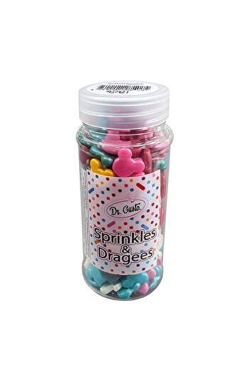 Dr. Gusto Mikimouse Şeker Rengarenk 90 g – Pasta, Kurabiye ve Cupcake Dekorasyon Şekeri