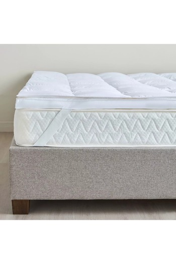 Home Centre Dawn Down and Memory Fibre Mattress Topper -