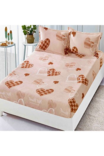 CHIRASO COCOLINO Mattress Cover Set, with ELASTIC, for 180x200, 160x200 and 140x200 mattresses and 2 Pillowcases