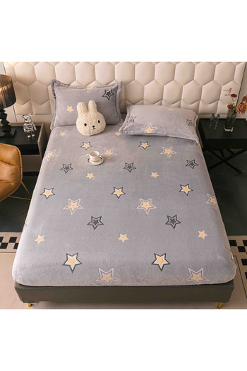 CHIRASO COCOLINO Mattress Cover Set, with ELASTIC, for 180x200, 160x200 and 140x200 mattresses and 2 Pillowcases