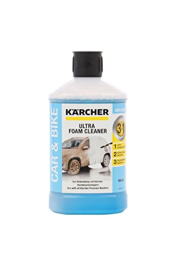 Karcher Detergent auto Ultra Foam, 3-in-1, spuma ultra, spuma intensiva si curatare activa, pentr...