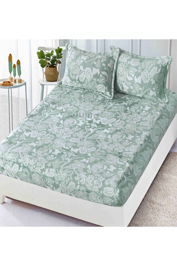 CHIRASO COCOLINO Mattress Cover Set, with ELASTIC, for 180x200, 160x200 and 140x200 mattresses and 2 Pillowcases