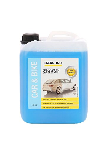 Karcher Sampon auto Karcher, agent de curatare cu spumare, usor alcalin, curatare perfecta, 5 litri