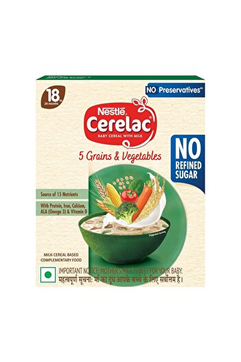 Cerelac Baby Food Cereal 5 Grains & Vegetables for 18 to 24 Months Baby 300g