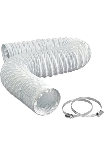 LOOTICH Flexible air tube, made of spiral spring and PVC, 153mmx2.5m