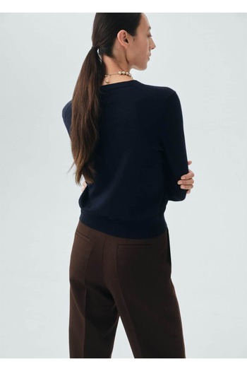MANGO Woman %100 yün V yaka hırka