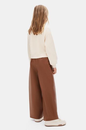 NK Girl's Nova Pants 8-14 Years Brown