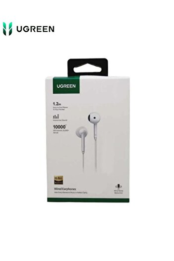 Ugreen EP101 Wired Earphones Type-C | Built-in Microphone | 1.2m | White
