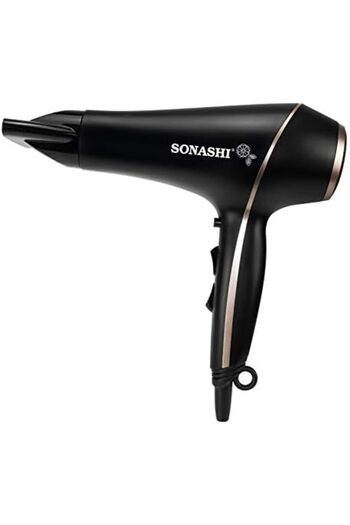 sonashi Hair Dryer with Cold Hot Wind, 2 Speed, and 3 Heat Settings, With Cool Shot and DC Motor, No