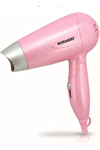 sonashi Travel Hair Dryer 1200 Watts, Pink SHD-5001