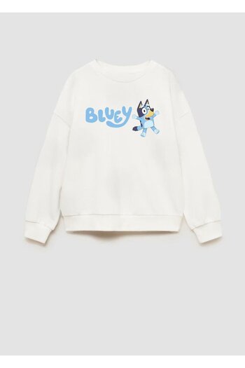 Monila Unisex Kids Bluey Printed 3 Thread Fabric Cotton Sweatshirt