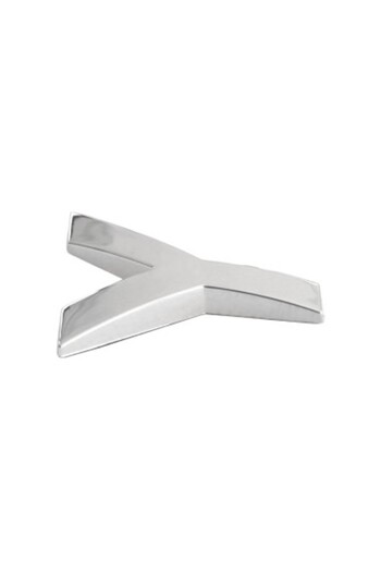 Mega Drive Car ornament 3D Letter Y 26 MM Chrome