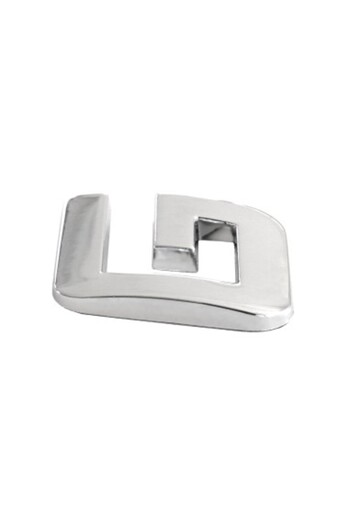 Mega Drive Car ornament 3D Letter G 26 MM Chrome