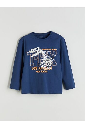 LC Waikiki Lcw Kids Printed Boys' Sweatshirt and Sweatpants Set of 2