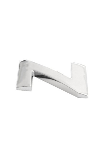 Mega Drive Car Ornament 3D Letter Z 26 MM Chrome
