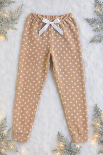 FAMES PİJAMA Winter Women's Fleece Pajama Bottoms