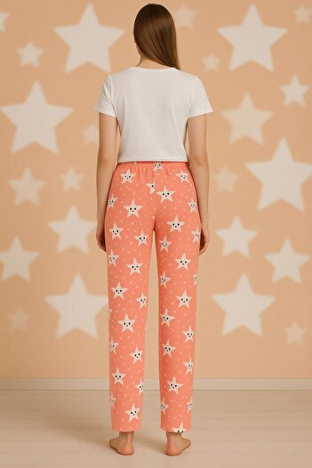 FAMES PİJAMA Winter Women's Fleece Pajama Bottoms