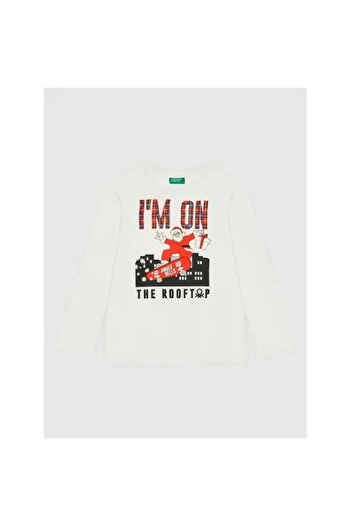 United Colors of Benetton White blouse for boys, 11-12 years, 160 cm
