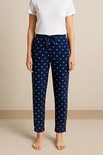 FAMES PİJAMA Winter Women's Fleece Pajama Bottoms