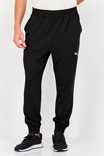 Puma Men Sportswear Fit Brand Logo Training Sweatpants, Black