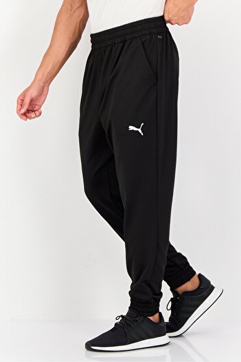 Puma Men Sportswear Fit Brand Logo Training Sweatpants, Black