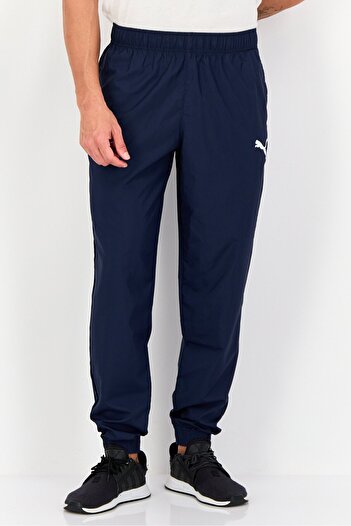 Puma Men Sportswear Fit Drawstring Training Track Pants, Navy