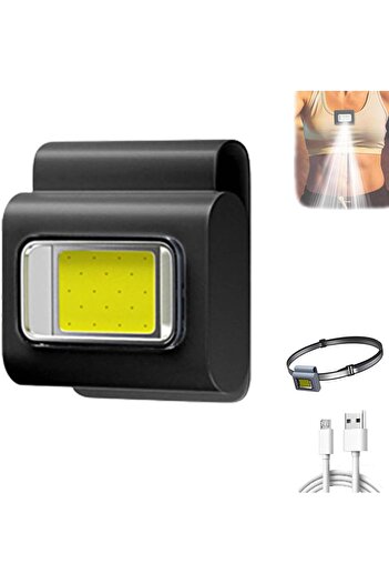 erorex Magnetic Rechargeable Work Light COB Silicone Night Running Work Light 6 Modes Magnetic Suction