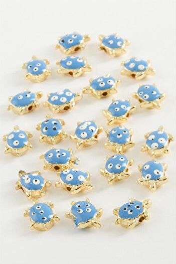 ZERO LAND Msa-Shop Turtle Enamel Bracelet and Pendant Attachment 1 Piece-Blue