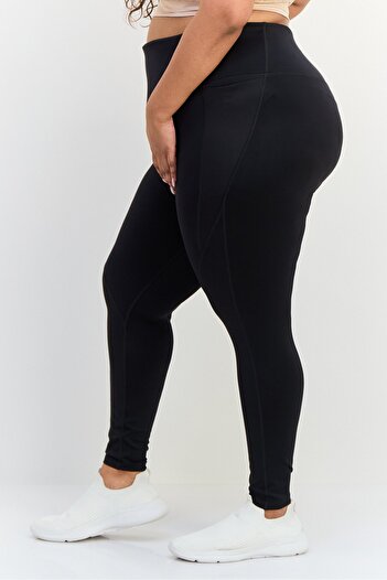 Reebok Women Sportswear Fit Training Leggings, Black
