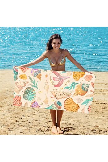 erorex 2 1 Microfiber Beach Towel – Quick Dry Lightweight & Sand Free Large Swim Towel Travel Camping Yoga