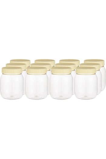 erorex Round Spice Jar (500Ml,12 Pieces)